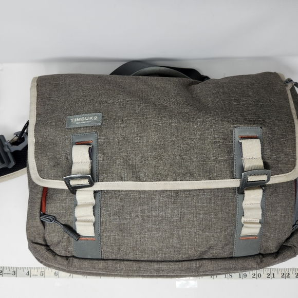 Timbuk2 Brown and Cream Men's Messenger Bag - Picture 1 of 10